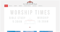 Desktop Screenshot of firstmethodistparis.org